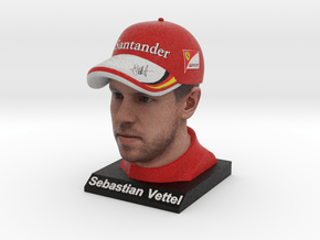 Sebastian 1/8 Head Figure in Full Color Sandstone