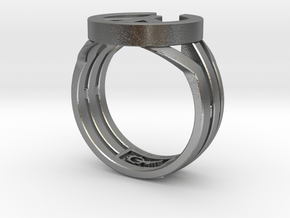 The final war Ring  in Natural Silver: 10 / 61.5