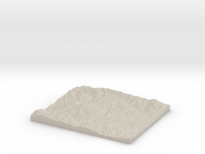 Model of Pot Hollow in Natural Sandstone