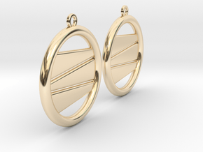 Earring GH Pair in 14k Gold Plated Brass