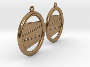Earring GH Pair in Natural Brass