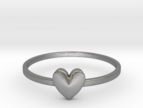 Heart Gem (size 4-13) in Natural Silver: 7.25 / 54.625