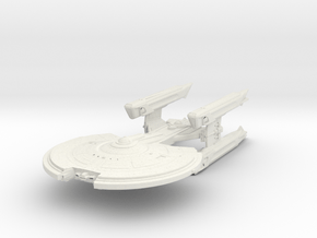 Starship Class   Cruiser in White Natural Versatile Plastic