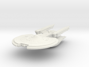 YorkTown Class VII  Refit  BattleCruiser in White Natural Versatile Plastic