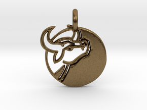 Astrology Zodiac Taurus Sign in Natural Bronze