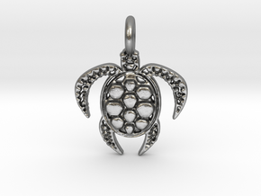 Turtle in Natural Silver