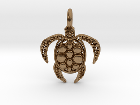 Turtle in Natural Brass