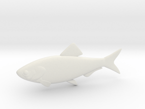 5" BiteMe simplistic swim bait (master) in White Natural Versatile Plastic