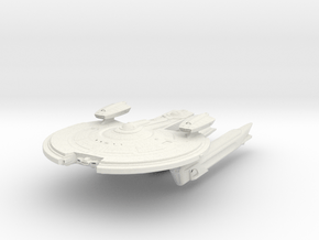 Hampton Class VII  ISS  BattleCruiser in White Natural Versatile Plastic