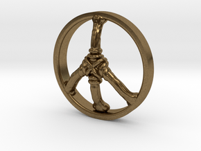 Ring Part Peace in Natural Bronze
