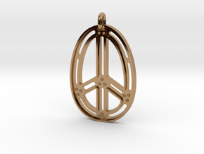 Peace Connection in Polished Brass