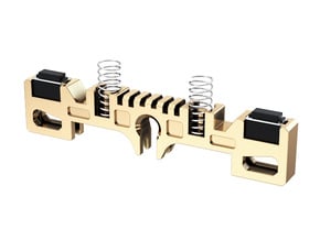 GRFLX 2.0/2.1/2.5 Clamp Sw Holder without suspensi in Polished Brass