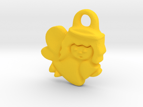Angel Figure  in Yellow Processed Versatile Plastic