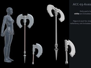 ACC-03-Axes 7inch MOTU v2.3 in White Processed Versatile Plastic
