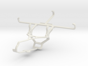 Controller mount for Steam & Allview P8 Energy min in White Natural Versatile Plastic