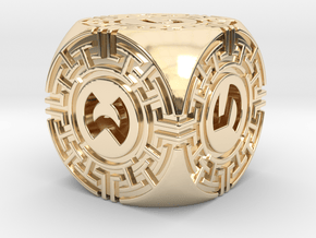 Daedalus D6 in 14k Gold Plated Brass