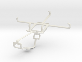 Controller mount for Xbox One & BLU R1 HD in White Natural Versatile Plastic