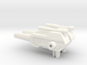 Titans Return: ChromeDome pistol 1.0 in White Processed Versatile Plastic
