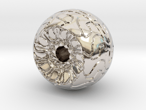 Ornamented Eyeball in Platinum