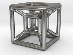 The Hypercube in Natural Silver