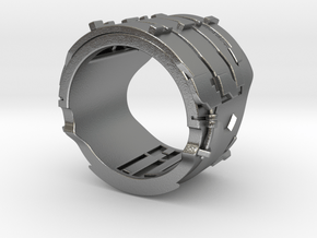 Dead Space Engineering Suit lvl3 ring - 18mm in Natural Silver