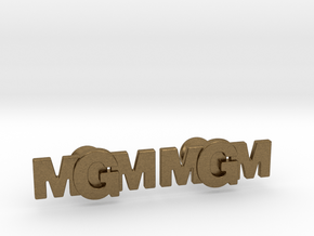 Monogram Cufflinks MMG in Natural Bronze