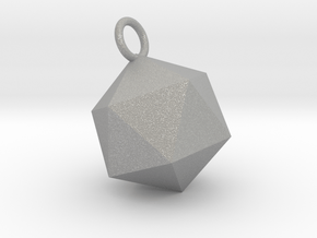 An Icosahedron Earring in Aluminum