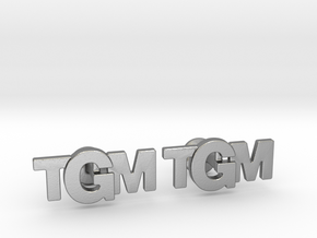 Monogram Cufflinks TMG in Natural Silver