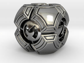 Testudo D6 in Polished Silver