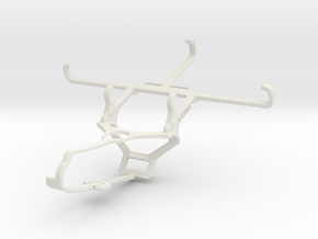 Controller mount for Steam & Unnecto Neo V - Front in White Natural Versatile Plastic
