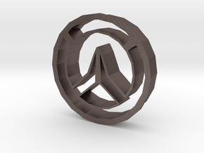 Overwatch Cookie Cutter in Polished Bronzed Silver Steel