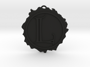 Lasombra clan symbol pendant in Black Natural Versatile Plastic