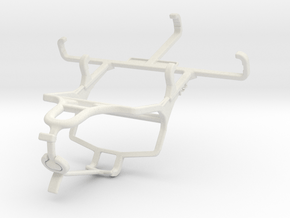 Controller mount for PS4 & Yezz Andy 4EI2 in White Natural Versatile Plastic