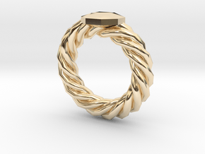 Bodacious Ring in 14k Gold Plated Brass
