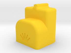 MILOSAURUS Chess Shatranj Queen (fers) in Yellow Processed Versatile Plastic