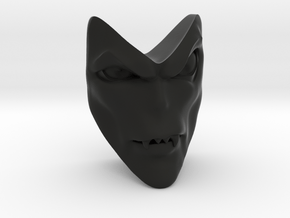 D&D Venger Closed Mouth Face in Black Natural Versatile Plastic