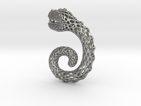 Dragon in Natural Silver