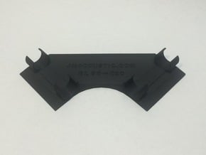 Stereo Boundary Mic Clip 90/22mm in Black Natural Versatile Plastic