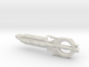 Quarian Ship Statue  in White Natural Versatile Plastic