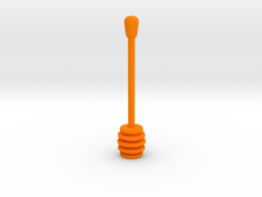 Teaspoon of honey in Orange Processed Versatile Plastic