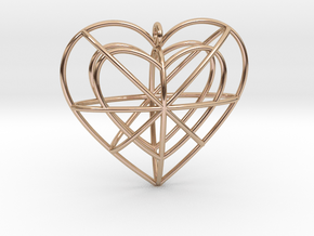 Wire Heart in 14k Rose Gold