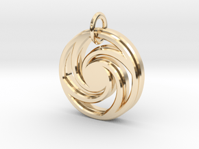 Circle of infinity in 14K Yellow Gold