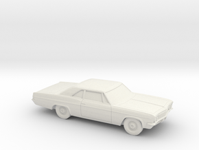 1/87 1966 Chevrolet BelAir Coupe in White Natural Versatile Plastic