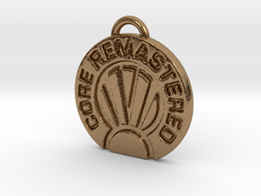 CORE REMASTERED PENDANT - TOP LOOP in Natural Brass