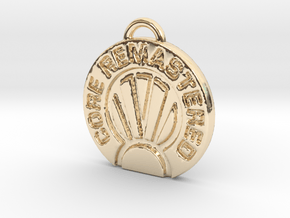 CORE REMASTERED PENDANT - TOP LOOP in 14k Gold Plated Brass