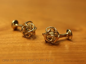 Ora by Bathsheba Cufflinks in Polished Brass