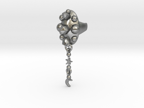 KETHER RING in Natural Silver (Interlocking Parts): 5 / 49