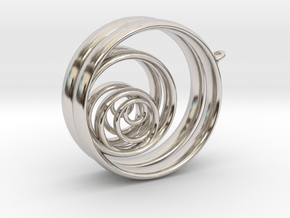 Aurea_Earrings_2 in Rhodium Plated Brass