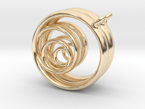 Aurea_Earrings_1 in 14k Gold Plated Brass