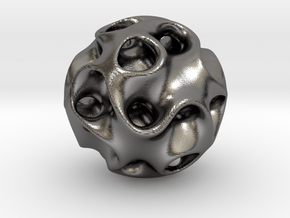 0607 IsoSurface F(x,y,z)=0 Diamond Ball (d=5cm) #2 in Polished Nickel Steel